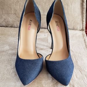 Denim Blue Pumps